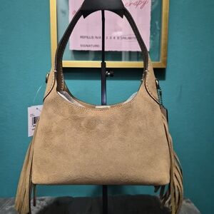 COACH BROOKLYN 23 SUEDE NWT